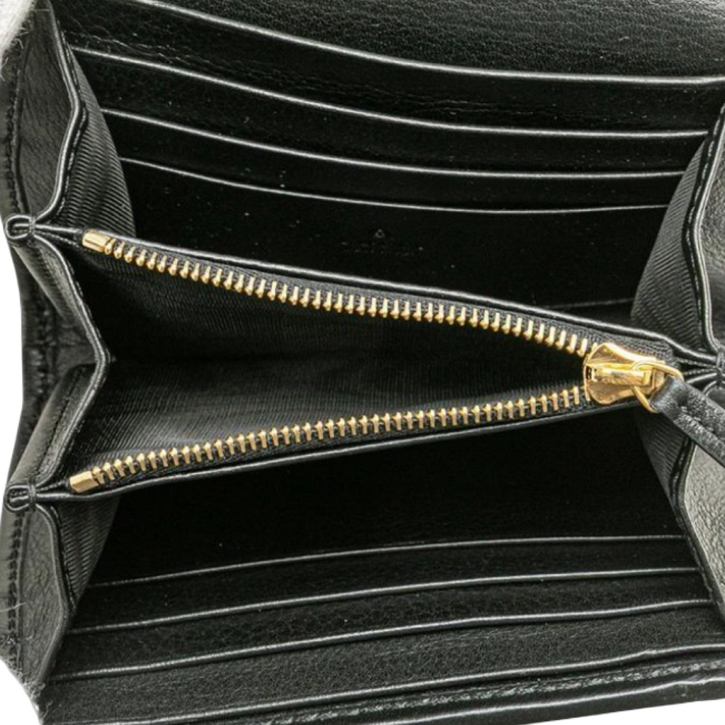 Gucci Interlocking G Blondie Medium Chain Shoulder Wallet Authentic Previously Owned