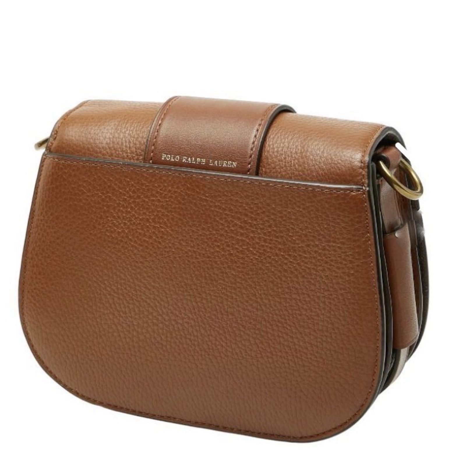 Polo Ralph Lauren Mini Lennox Pebbled Leather Shoulder Bag Authentic Previously Owned