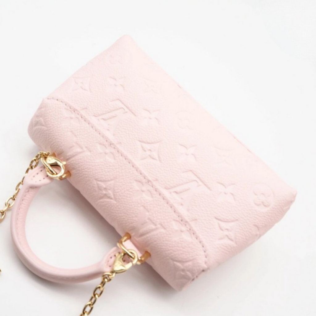 Louis Vuitton Nano Malletree Pink Calf Leather Bag – Unused / Excellent Condition previously Owned Authentic