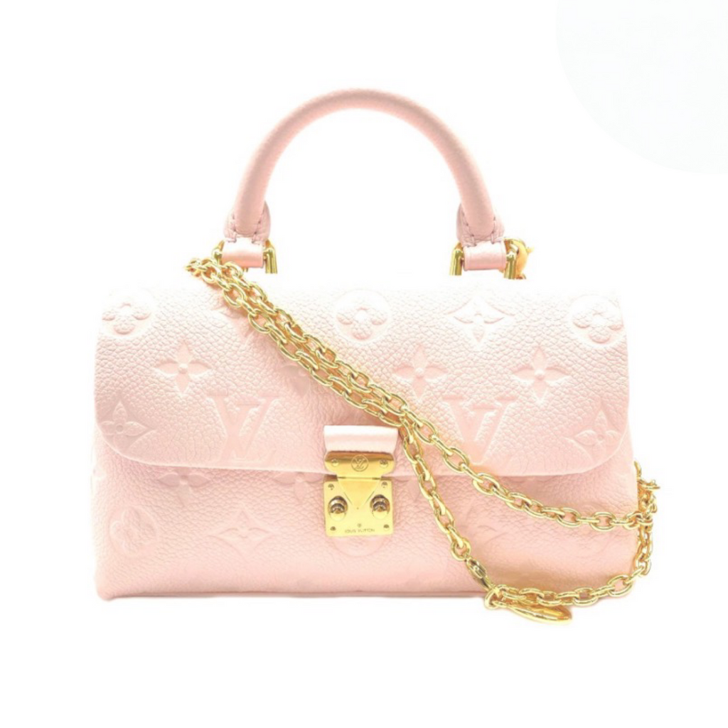 Louis Vuitton Nano Malletree Pink Calf Leather Bag – Unused / Excellent Condition previously Owned Authentic