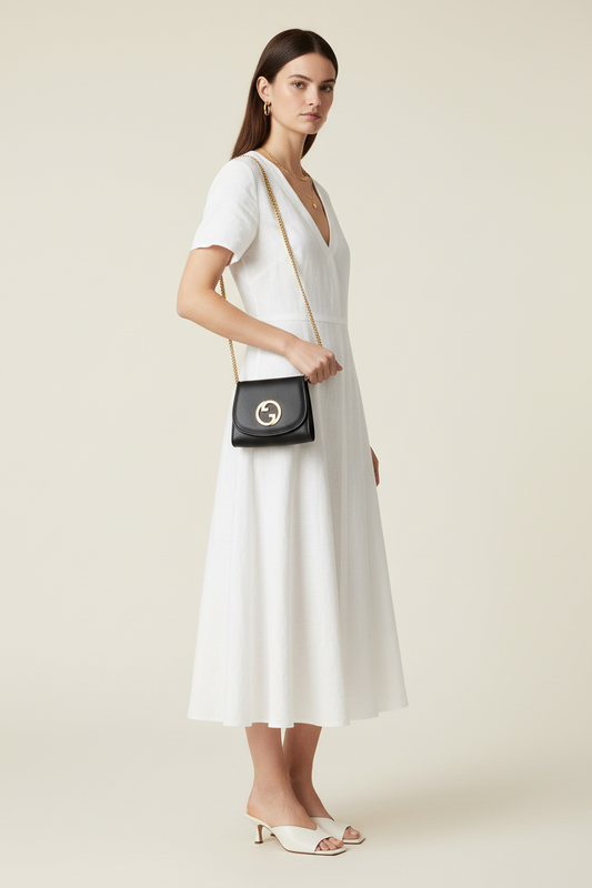 Gucci  Medium Chain Shoulder Wallet |Excellent Condition | L’LUXE Authentic's