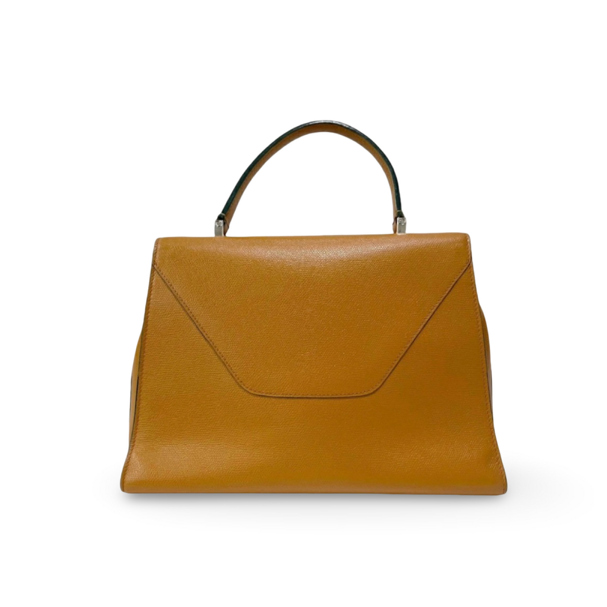 Valextra Iside Large Brown Leather 2-Way Handbag Authentic – Previously Owned