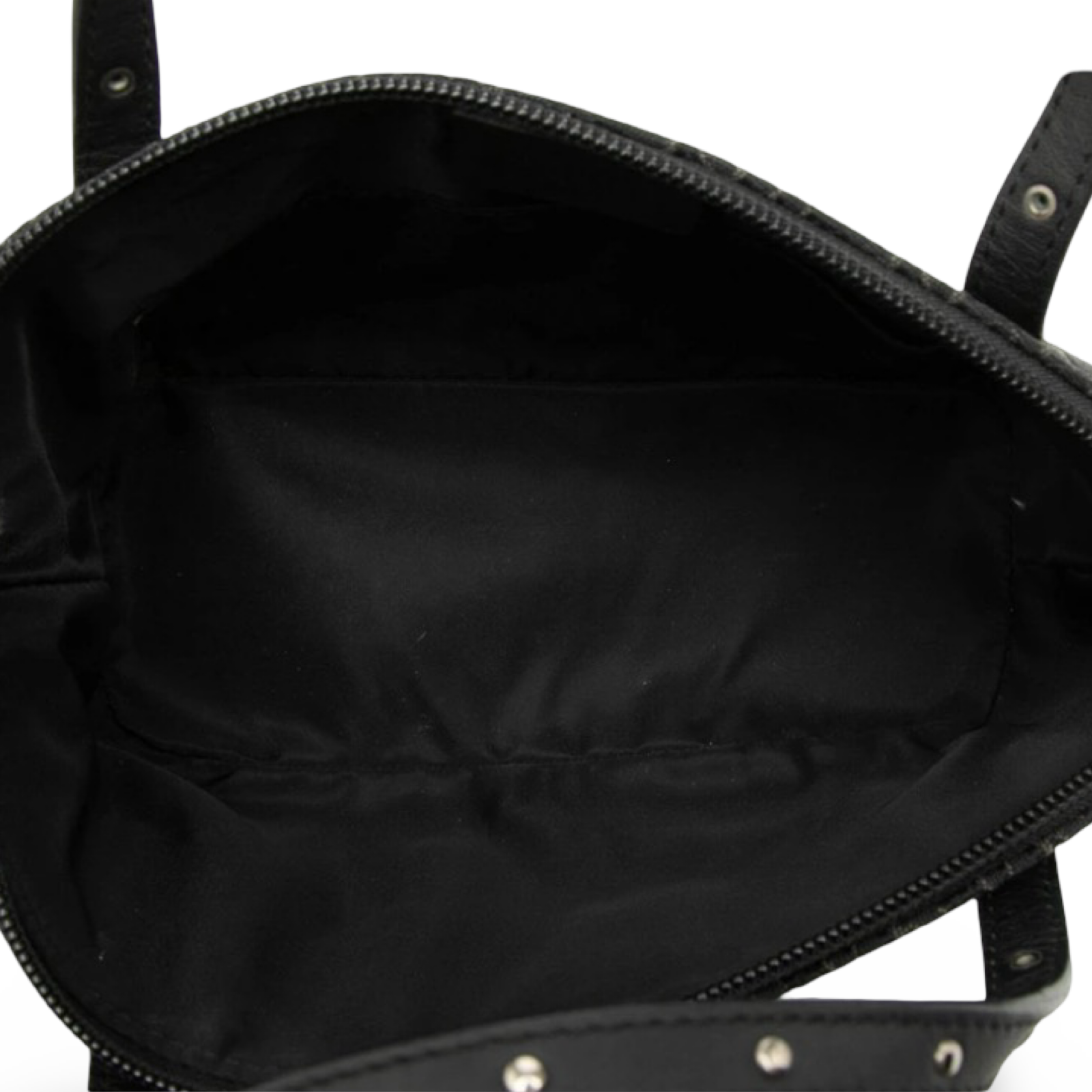 Vintage Dior Trotter Black Monogram Canvas Small Handbag Authentic Previously Owned