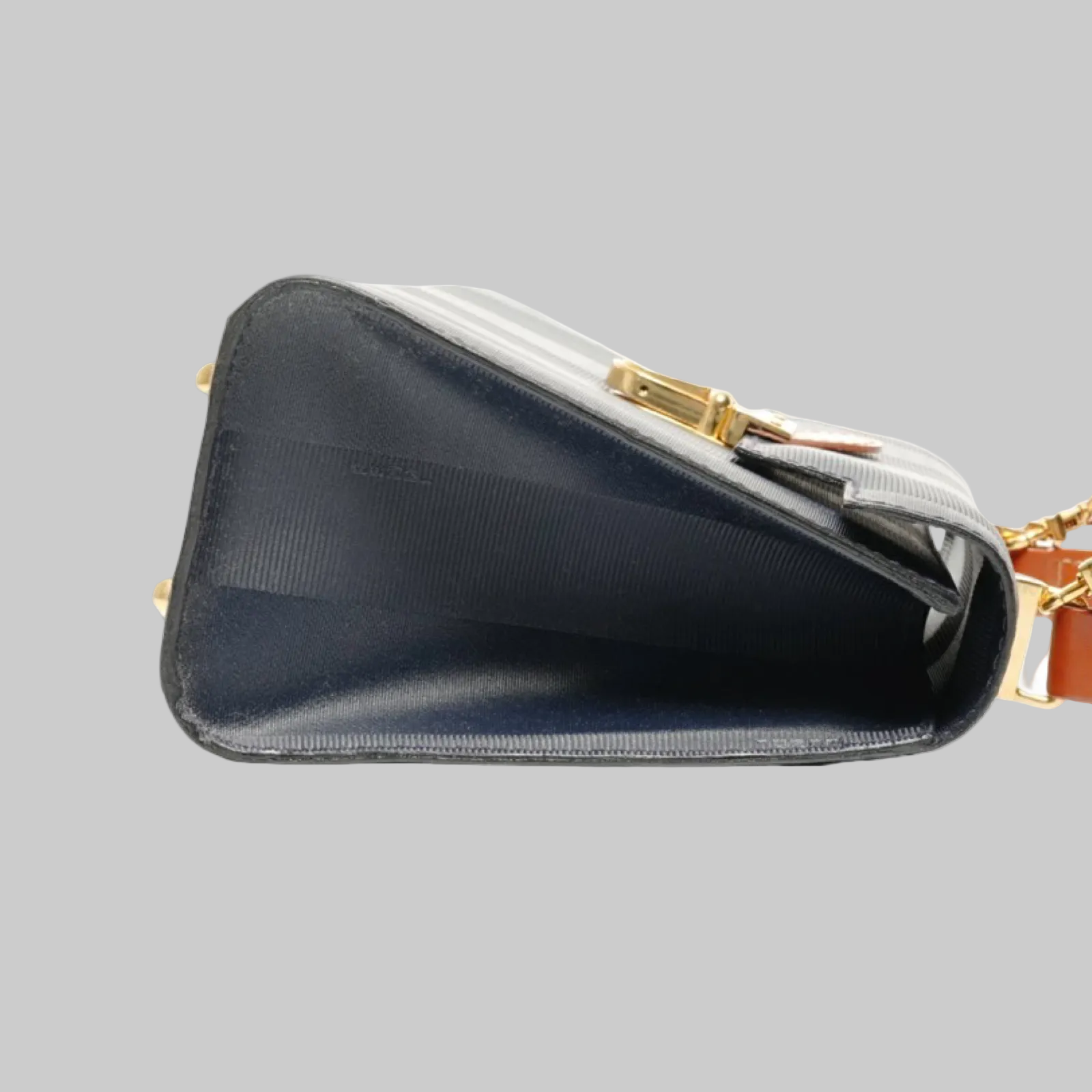 Fendi Pequin 2-way Handbag Authentic Previously Owned