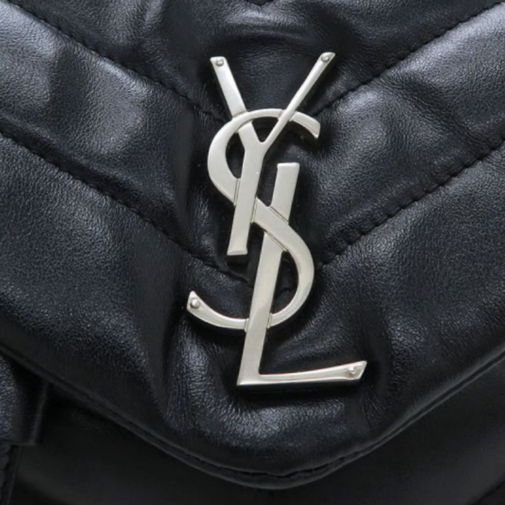 SAINT LAURENT Loulou Small Black Leather Backpack | Pre-Owned Authentic