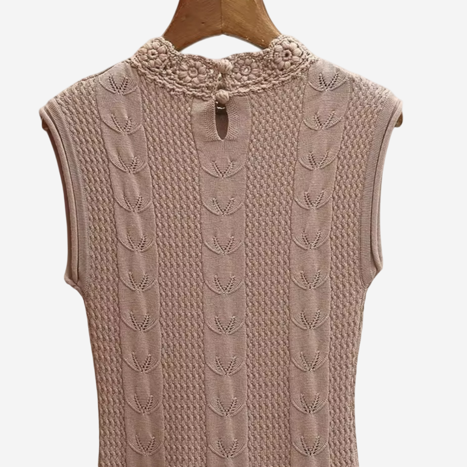 Knit & Ruffle Layered Midi Dress