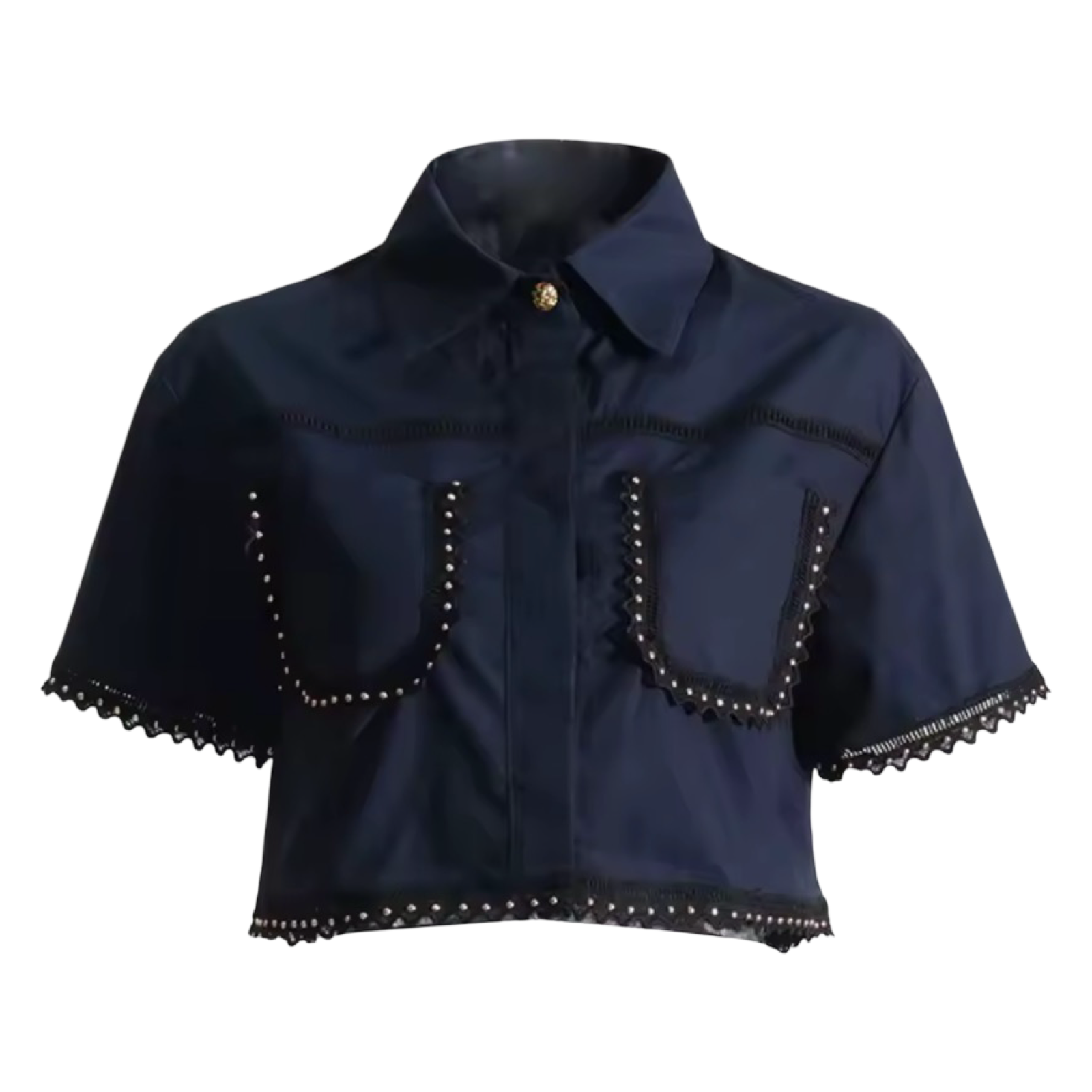A-Lined Skirt & Lapel Top