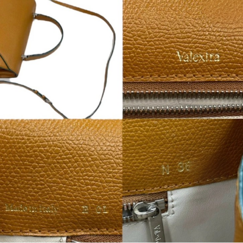Valextra Iside Large Brown Leather 2-Way Handbag Authentic – Previously Owned