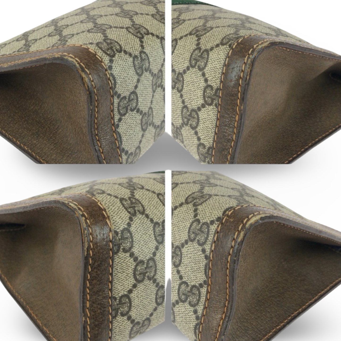 Gucci Sherry Line GG Supreme Canvas Clutch Previously Owned- Good Condition | L’LUXE Vintage