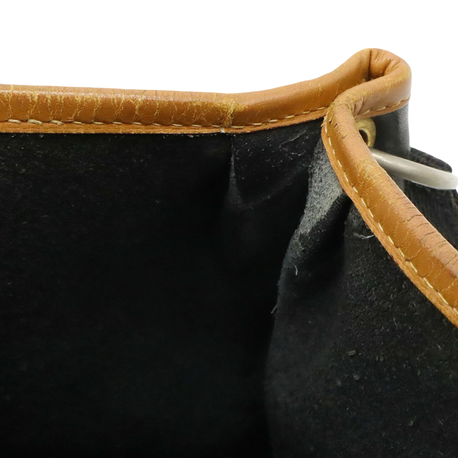 Hermès Rodeo Shoulder Bag Black Brown Leather Crossbody Vintage 1984 Previously Owned Authentic