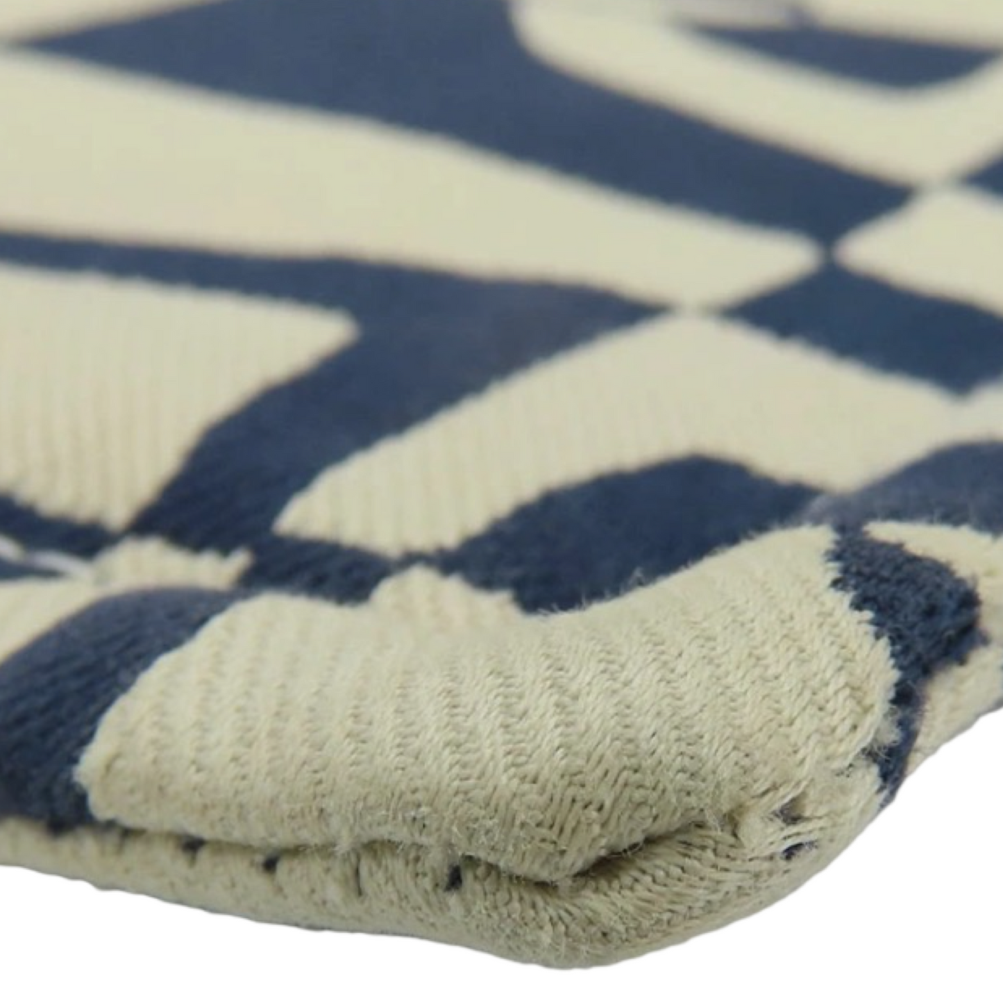 Hermès Trousse Flat GM Chaine d’Ancre Canvas Navy Ivory Pouch – Pre-Owned Very Good Condition | L’LUXE Authentic’s