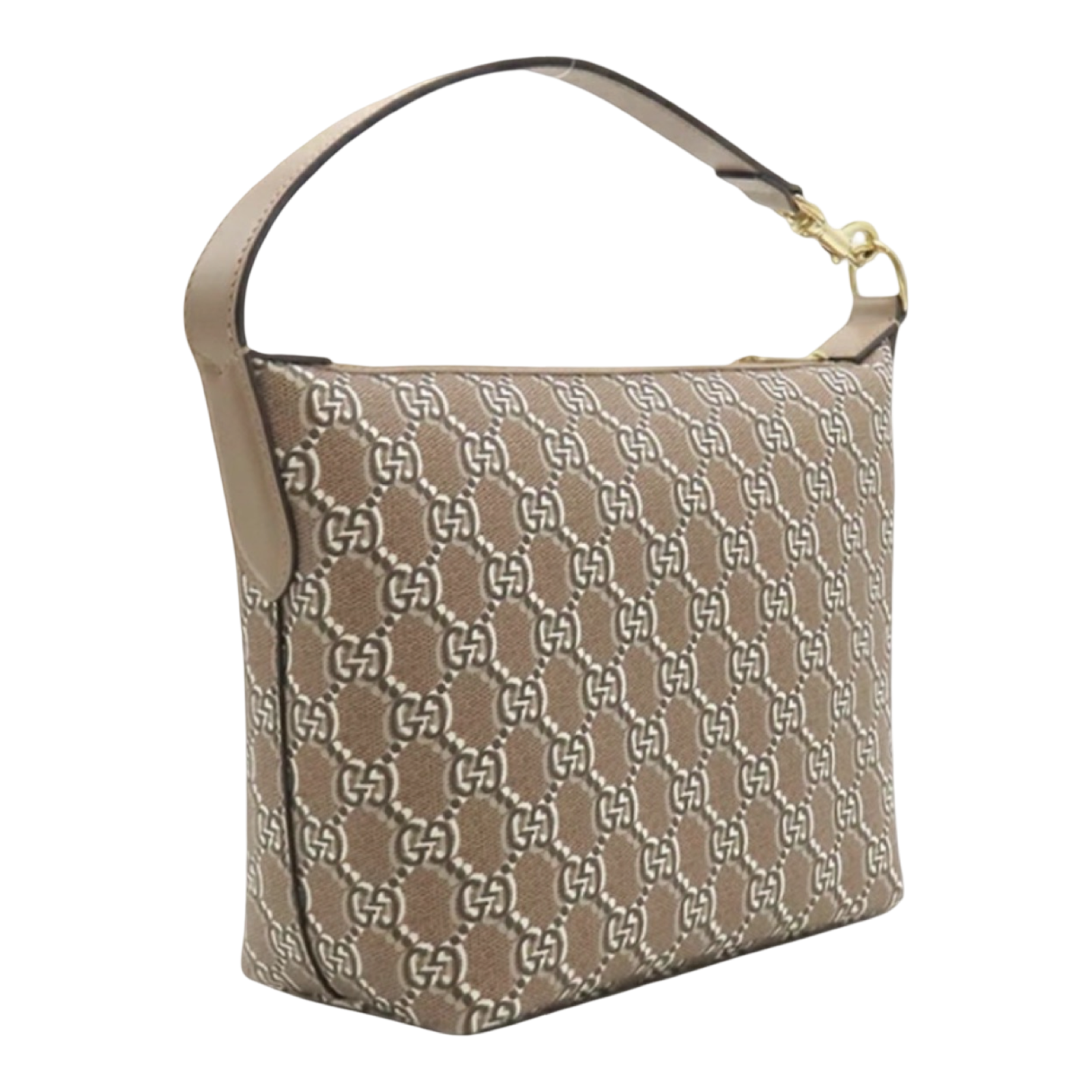 GUCCI Handbag GG
Shadow GG Canvas Leather
Brown Gold Hardware Authentic Previously Owned lo