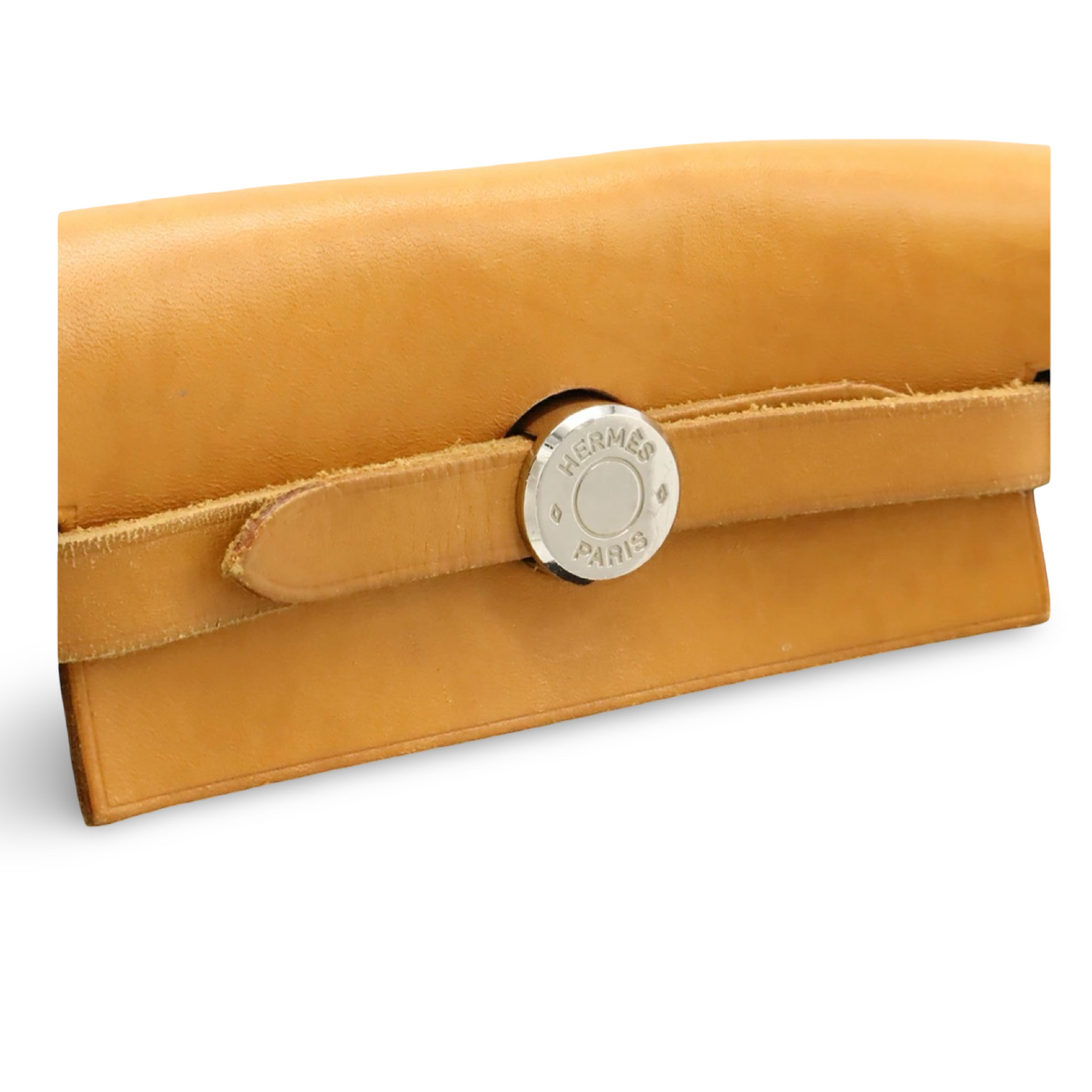 Hermès Toile Officier TPM Shoulder Bag Leather Black Natural – Previously Owned Good Condition | L’LUXE Authentic’s