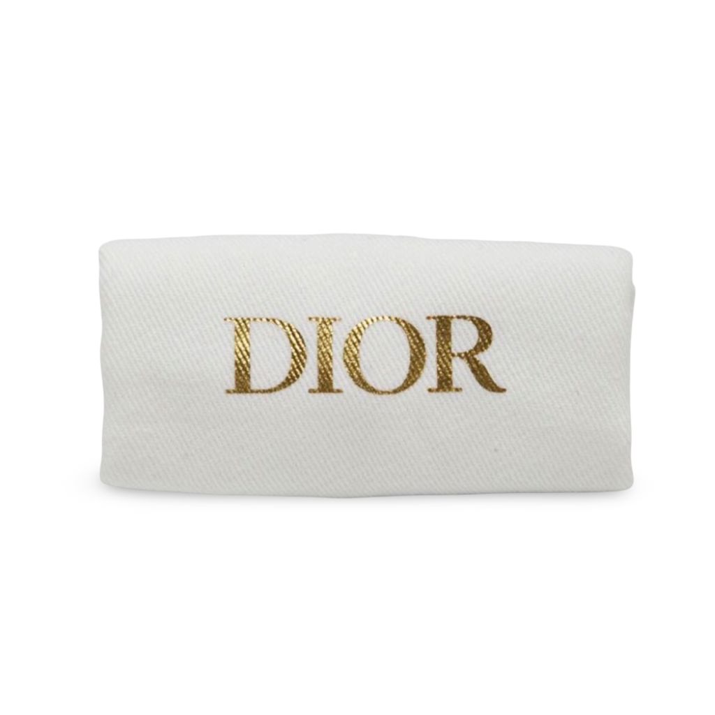 Dior Lady Dior Cannage Black Leather Card Case Authentic Previously Owned