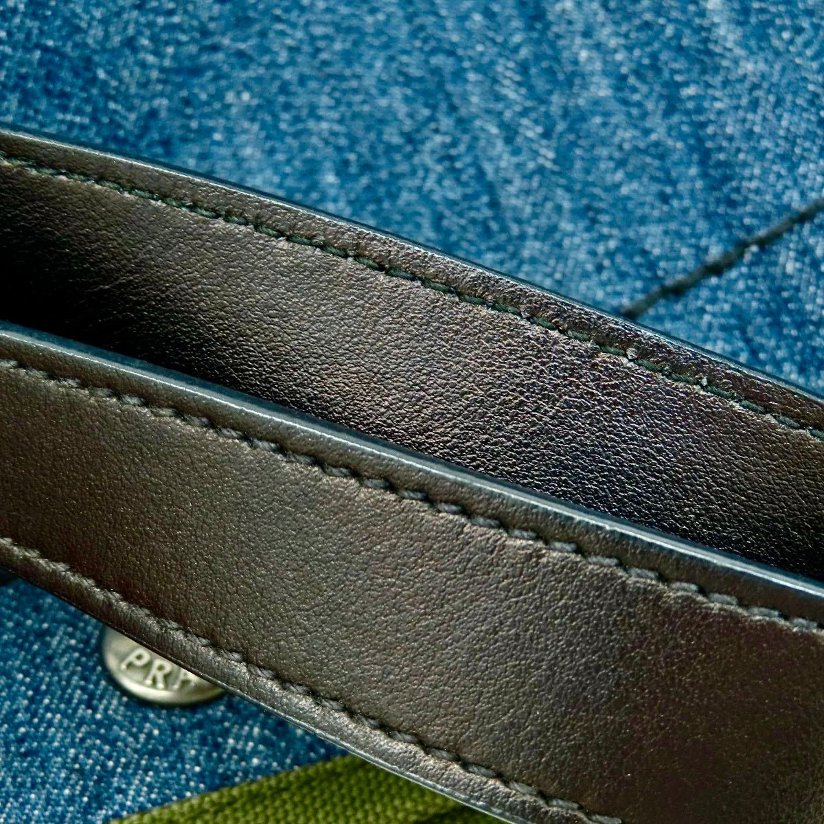 PRADA – Denim Bucket – Miuccia Prada – 2019 – 100% Authentic Pre - Owned (Item No.55820006 Model number 1BG244) look - LLUXE.CA