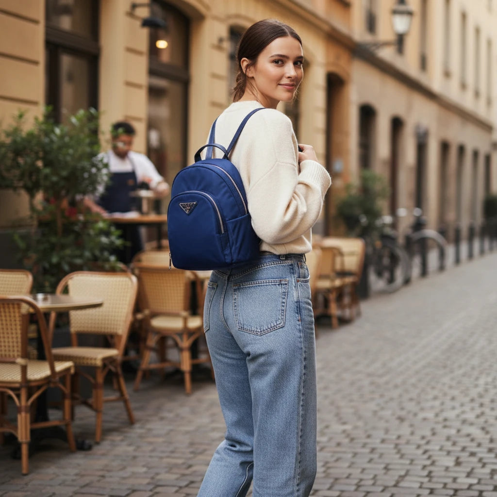 PRADA – – Mini Daypack – Backpack 1BZ066 Designed by Miuccia Prada – 2010s – 100% Authentic Pre - Owned Item No.: usdpr86616011 - LLUXE.CA