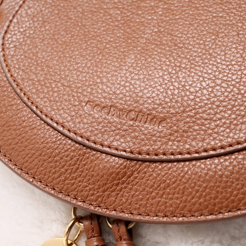 SEE BY CHLOÉ – Olga Mouton & Leather Backpack – Item No. RA1458 – Gabriela Hearst – 2021 – 100% Authentic Pre - Owned - LLUXE.CA